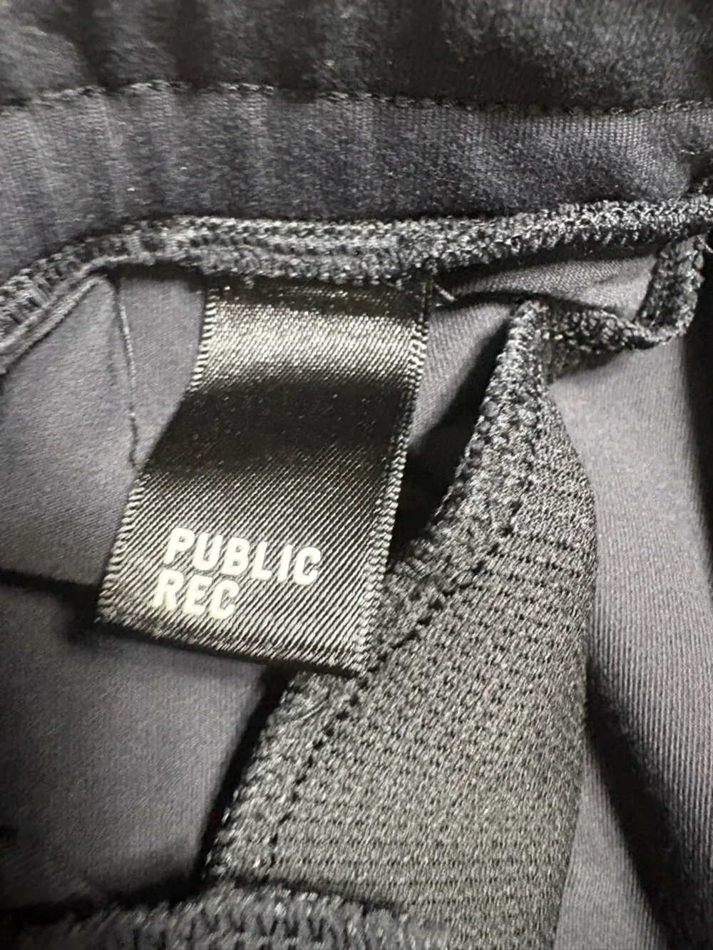 Men's Public Rec Black Casual Drawstring Pants - Comfortable Everyday - Hemmed